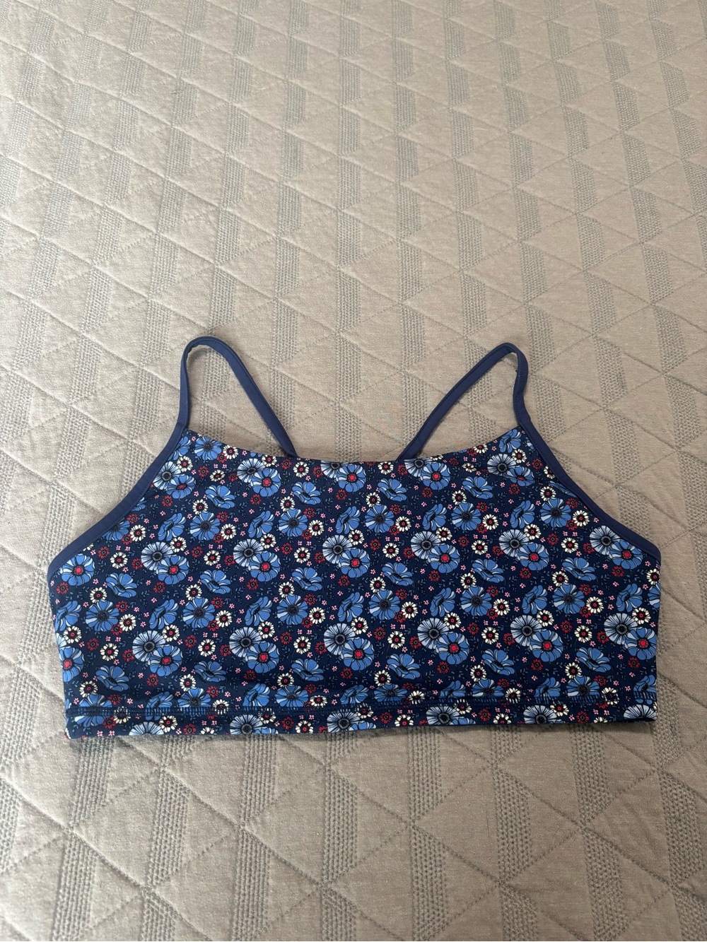 BuffBunny Blue Floral Bralette